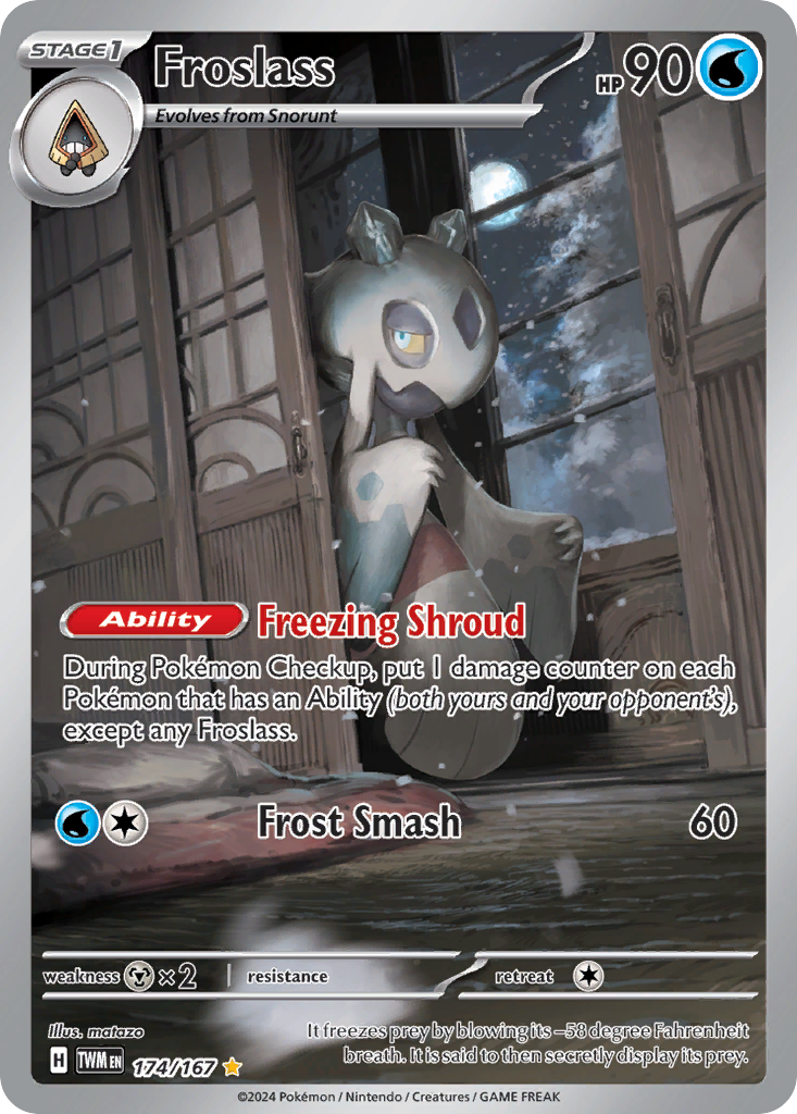 Froslass Pokémon card