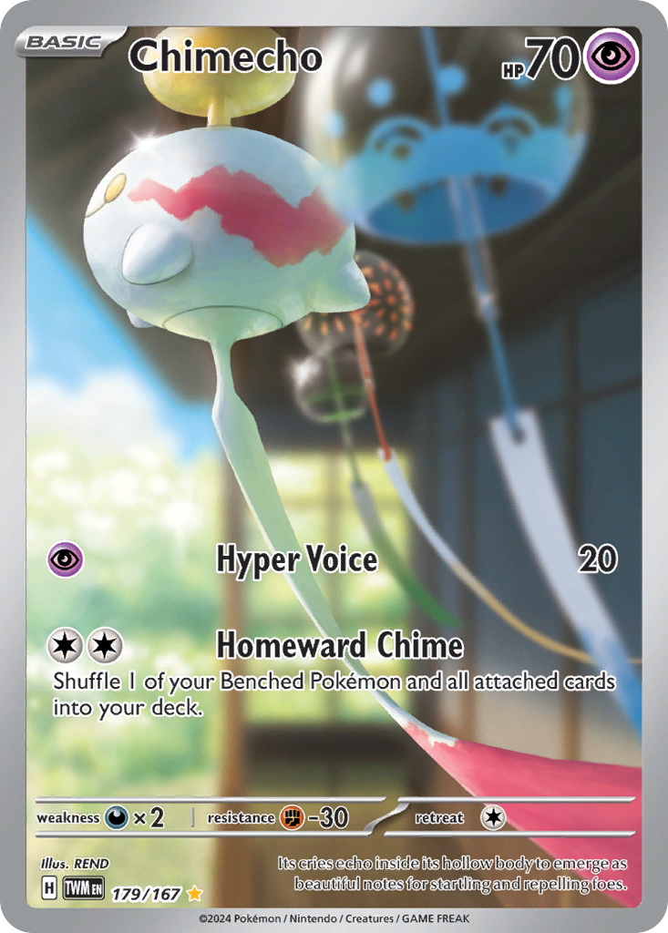 Chimecho Pokémon card