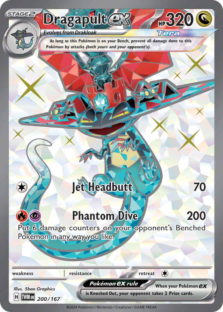 Dragapult ex Pokémon card