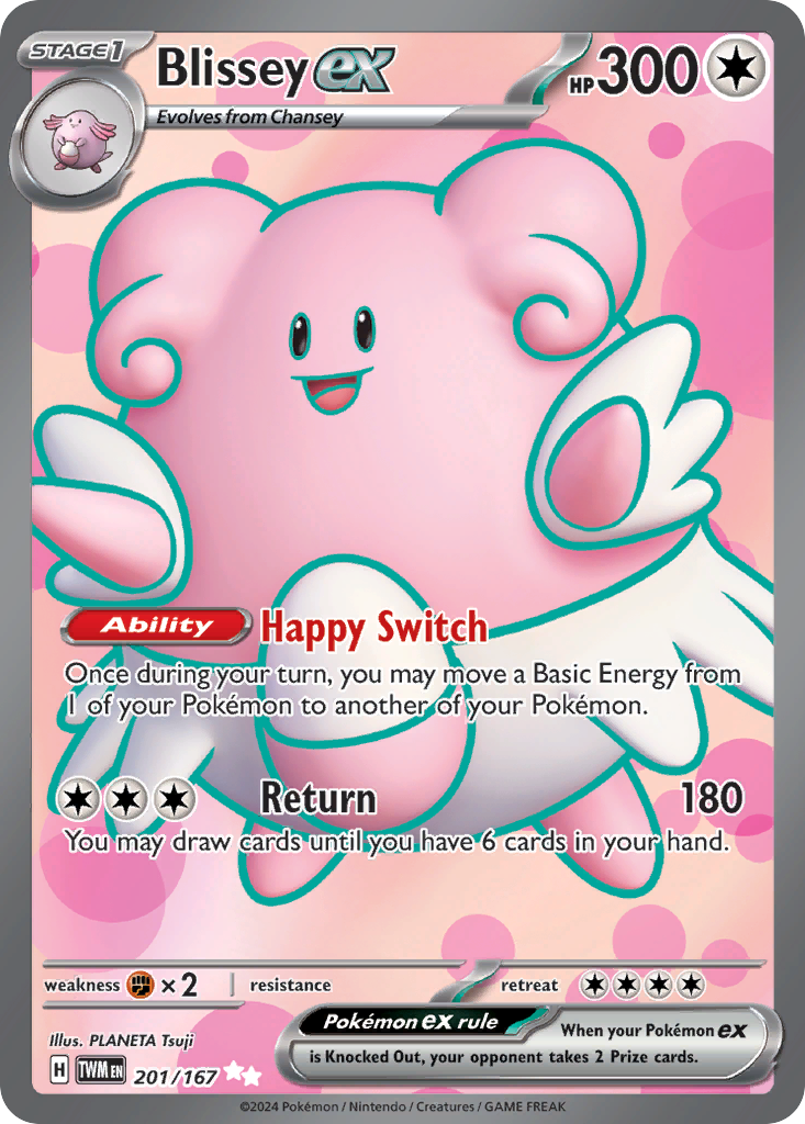Blissey ex Pokémon card