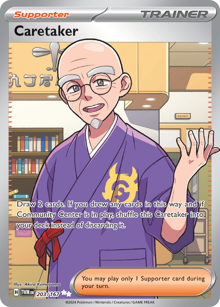 Caretaker Pokémon card