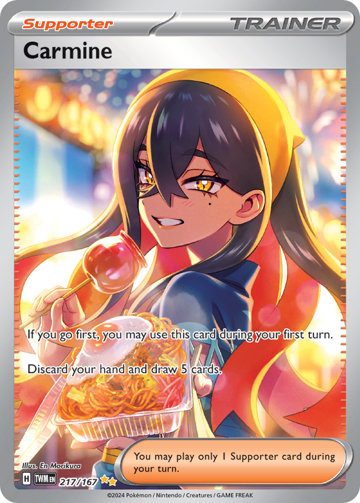 Carmine Pokémon card