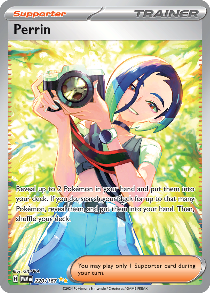 Perrin Pokémon card