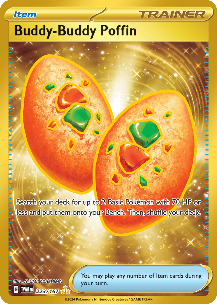Buddy-Buddy Poffin Pokémon card