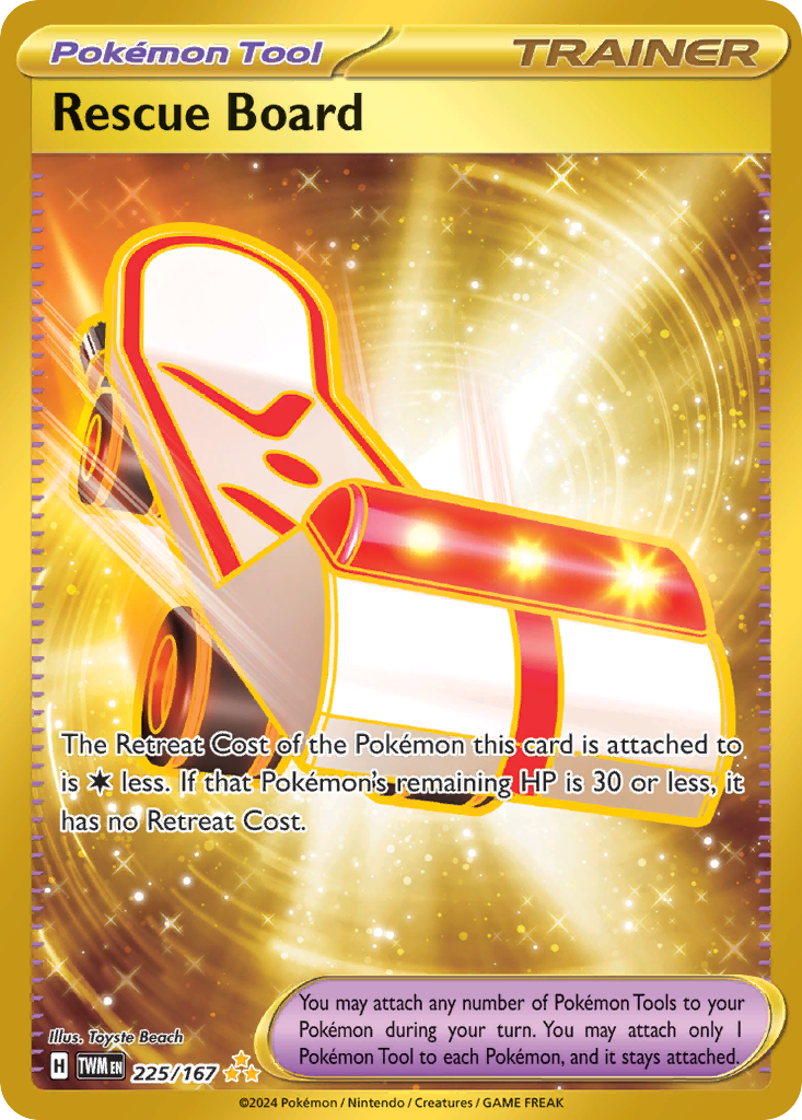 Rescue Board Pokémon card
