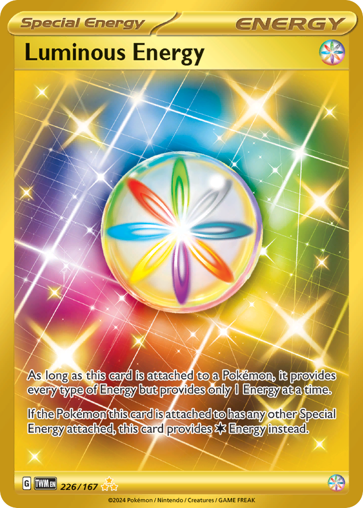 Luminous Energy Pokémon card