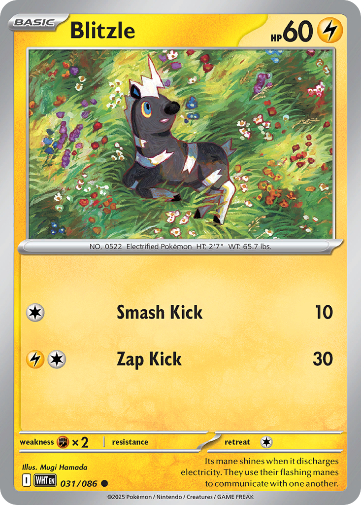 Blitzle Pokémon card