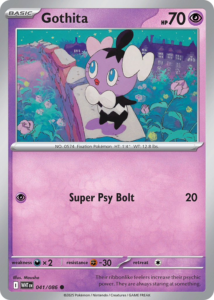 Gothita Pokémon card