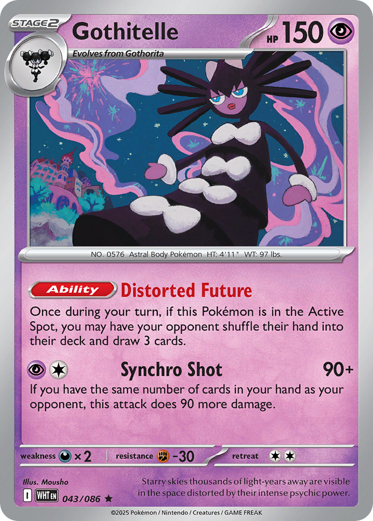 Gothitelle Pokémon card