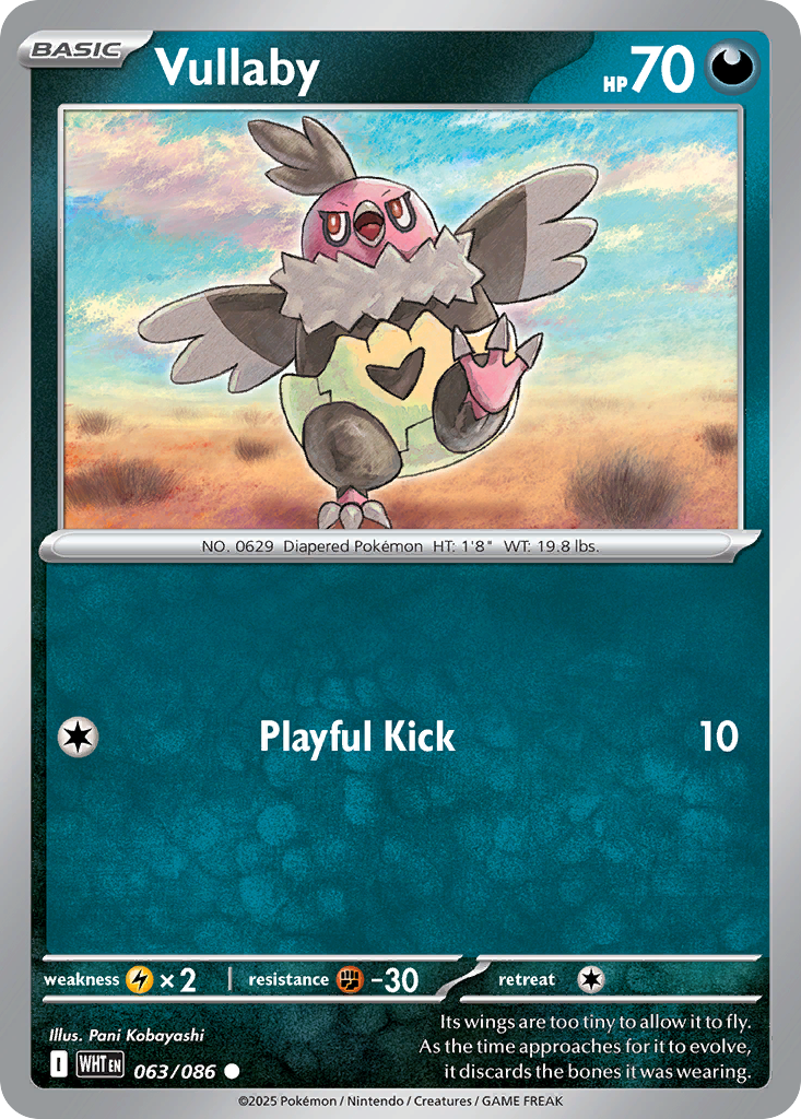 Vullaby Pokémon card