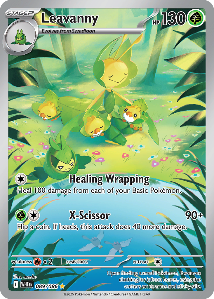 Leavanny Pokémon card