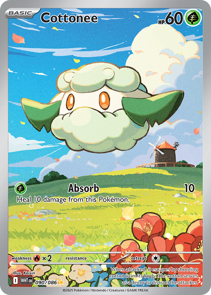 Cottonee Pokémon card