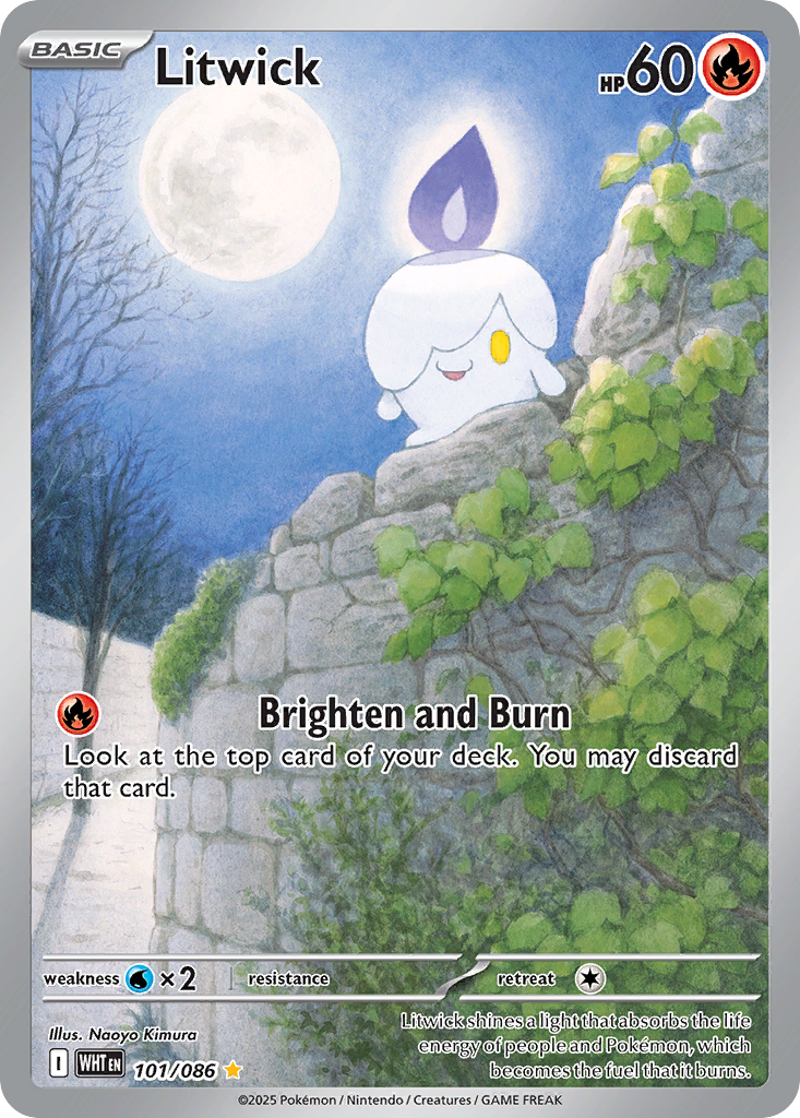 Litwick Pokémon card