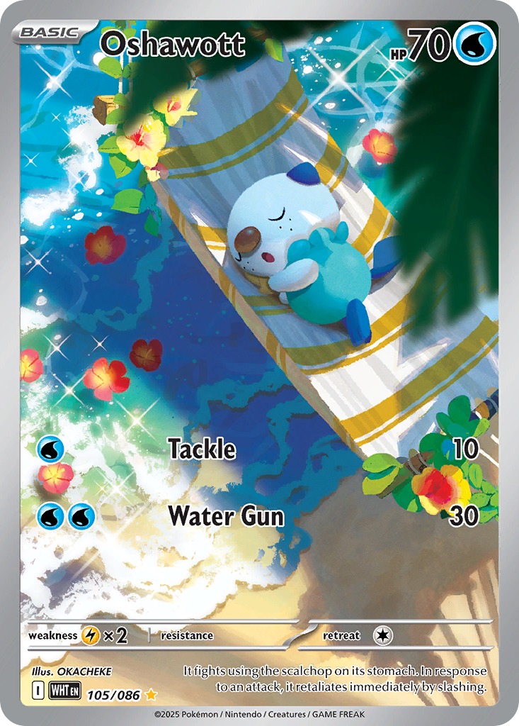 Oshawott Pokémon card