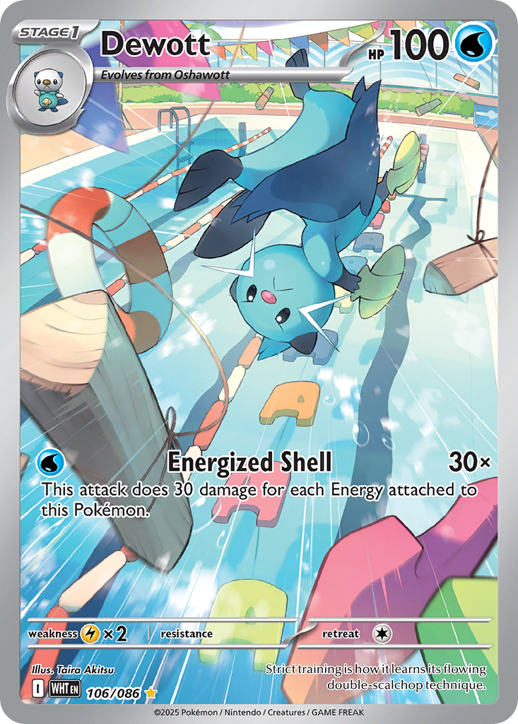 Dewott Pokémon card