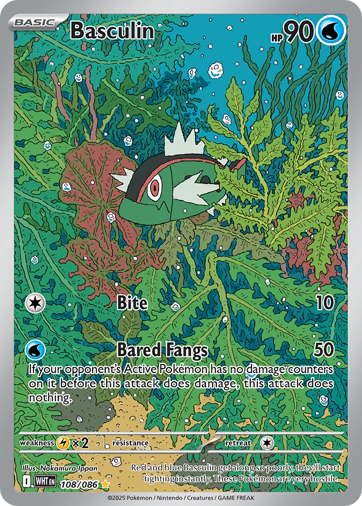 Basculin Pokémon card