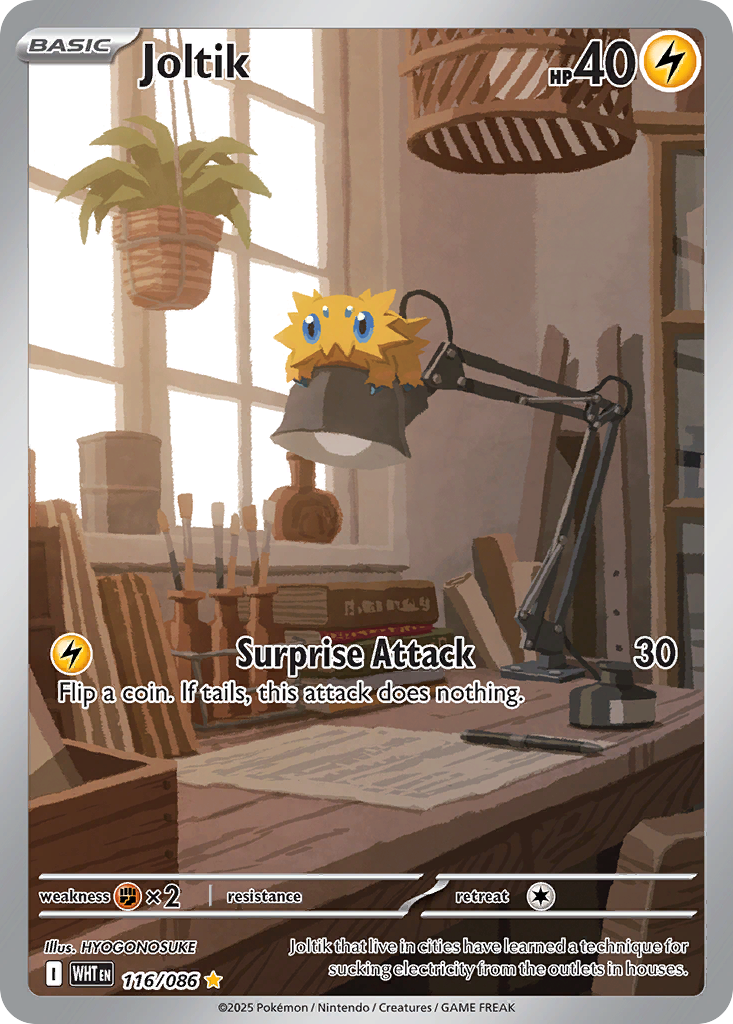 Joltik Pokémon card