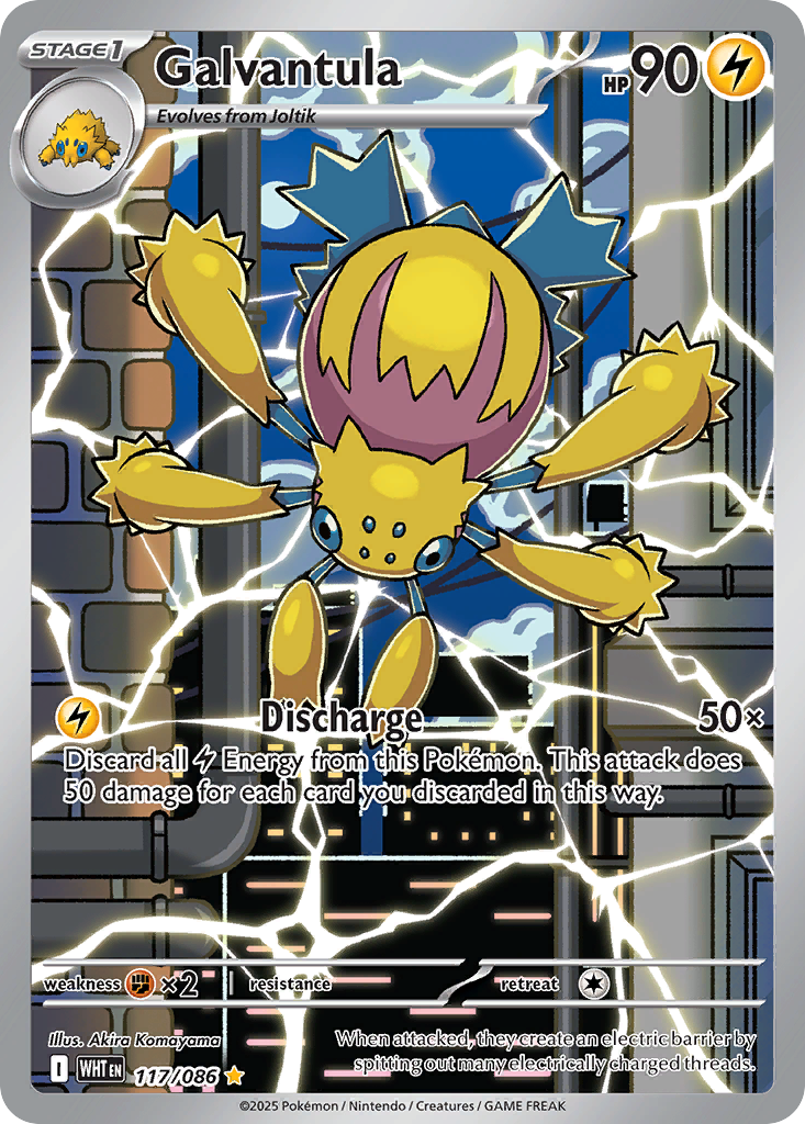 Galvantula Pokémon card