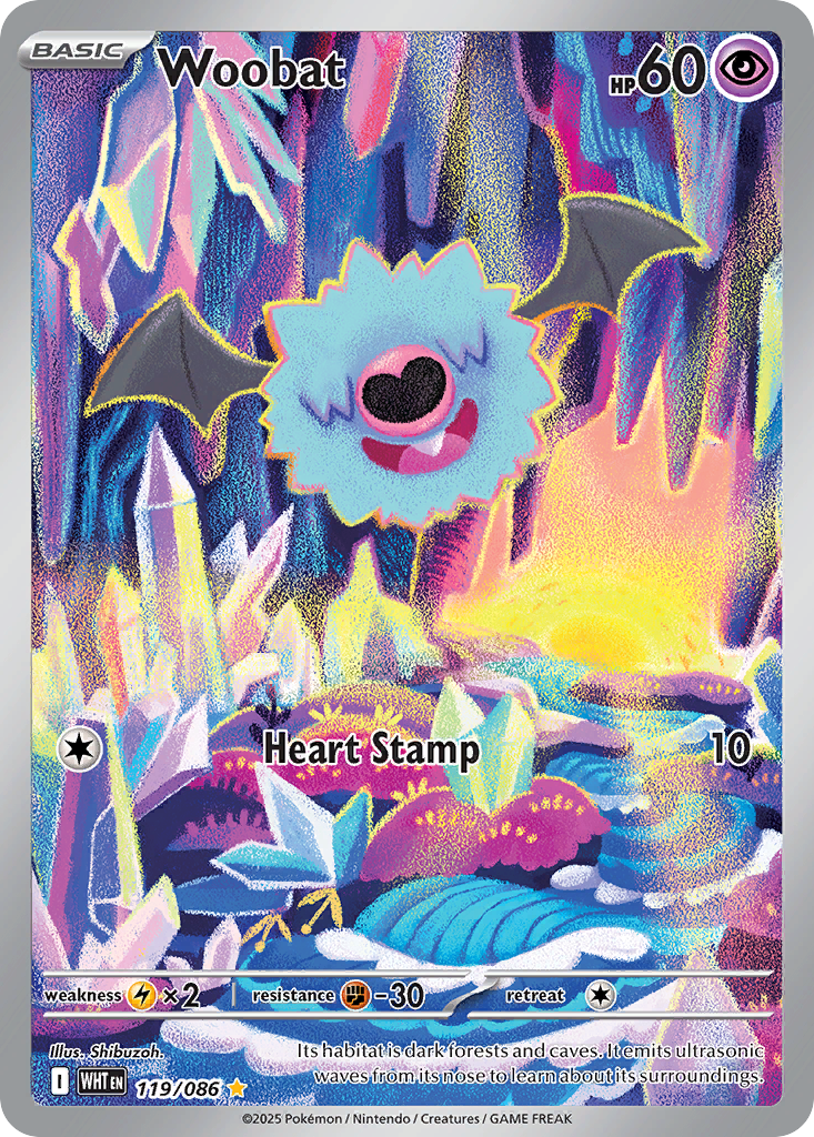 Woobat Pokémon card