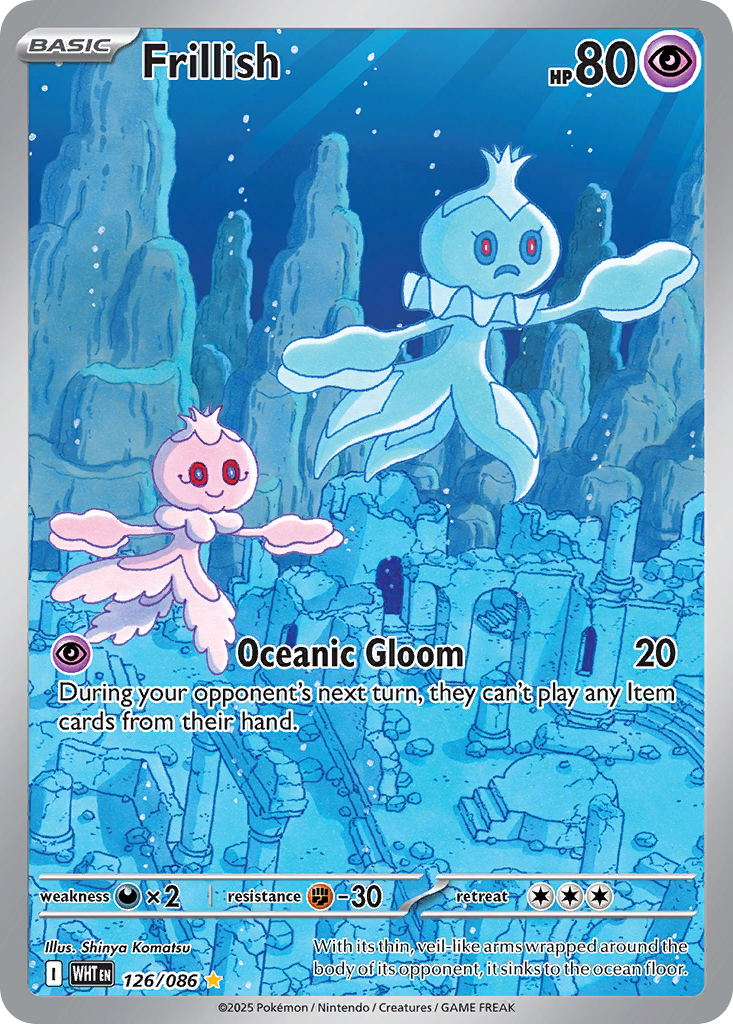 Frillish Pokémon card