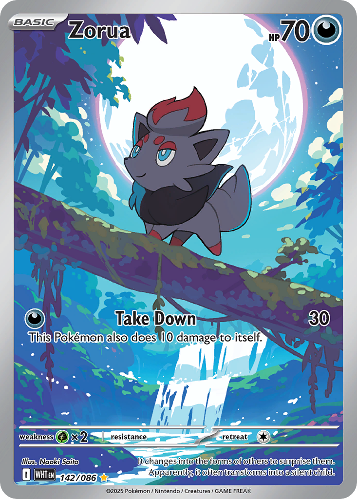 Zorua Pokémon card