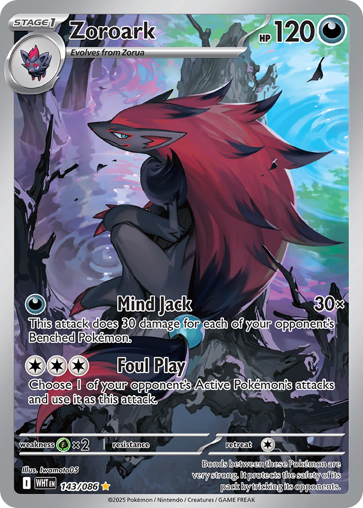 Zoroark Pokémon card