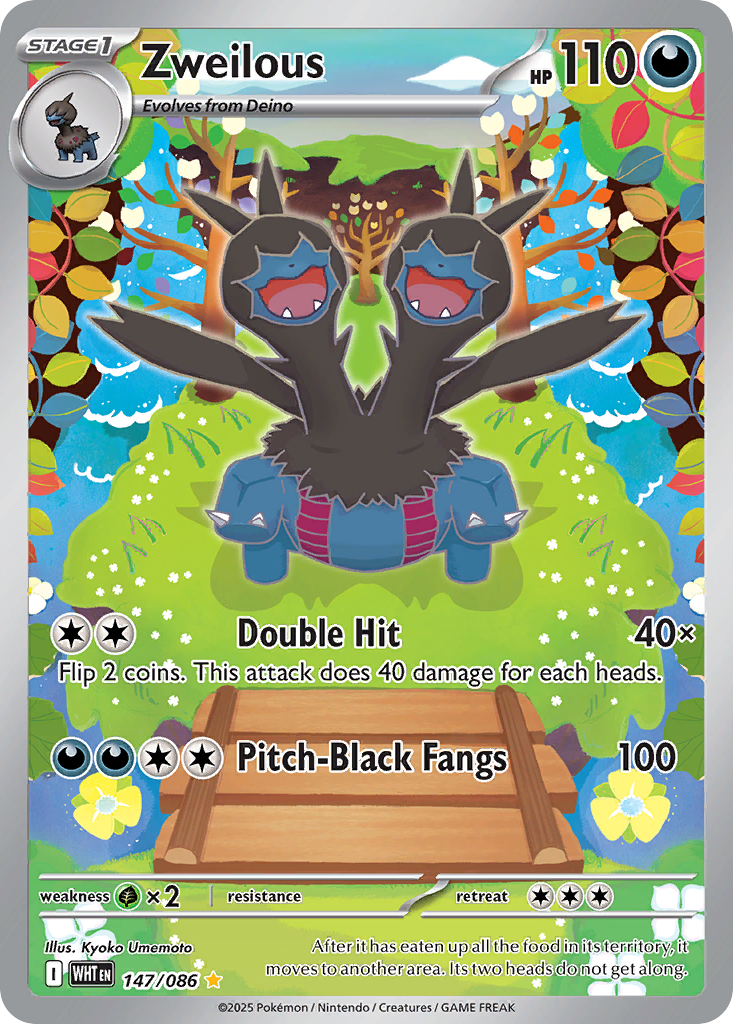 Zweilous Pokémon card