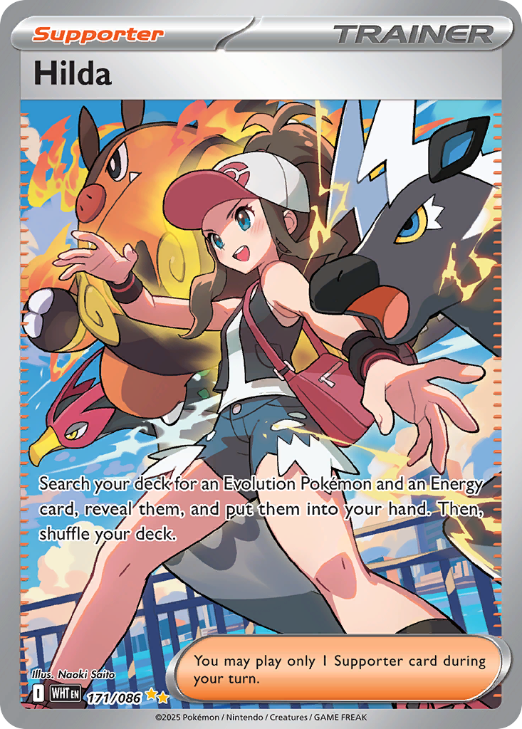 Hilda Pokémon card