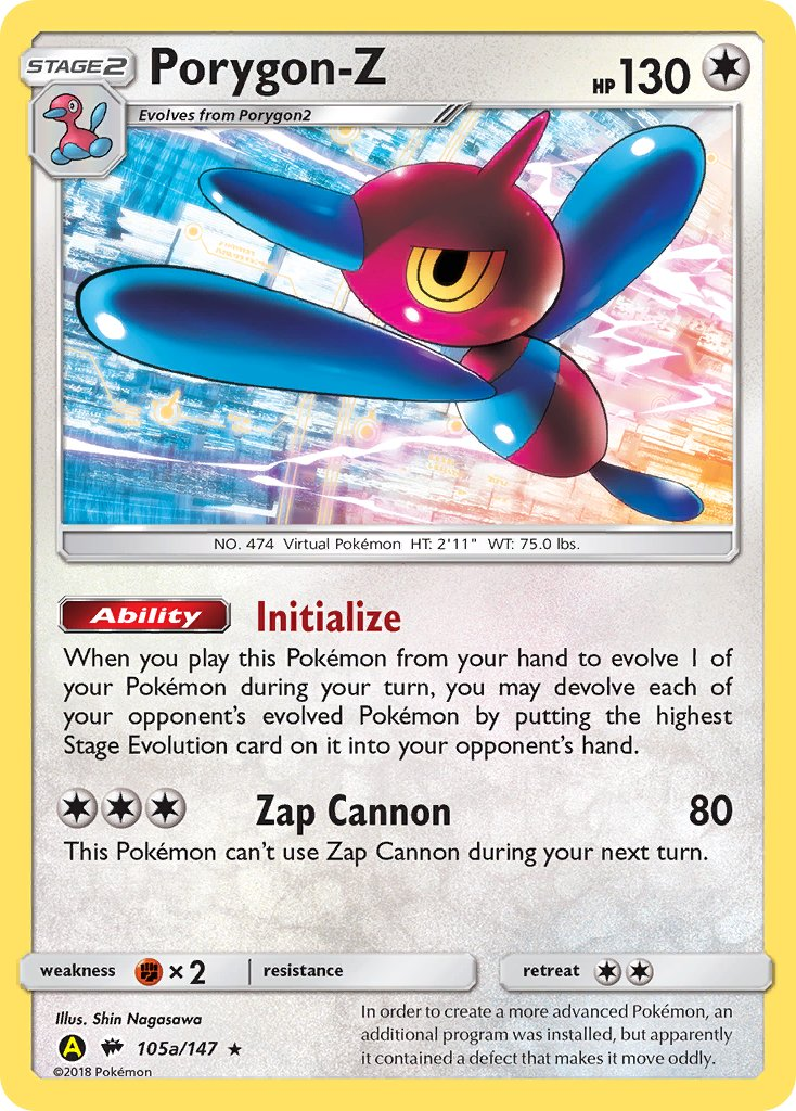 Porygon-Z Pokémon card