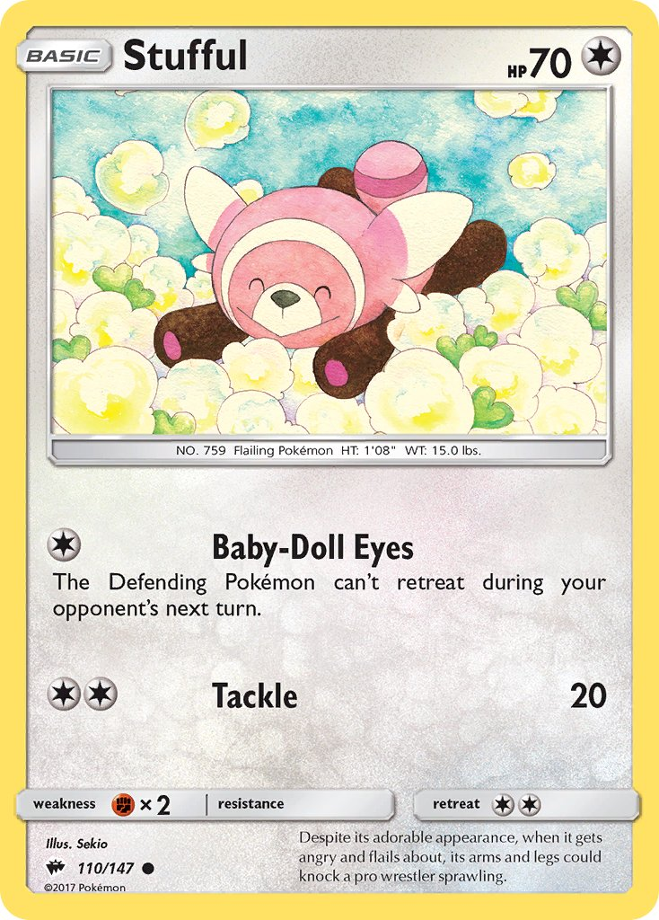 Stufful Pokémon card