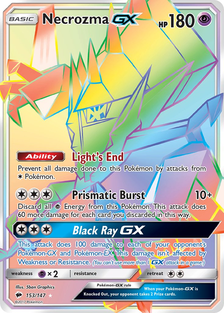 Necrozma GX Pokémon card