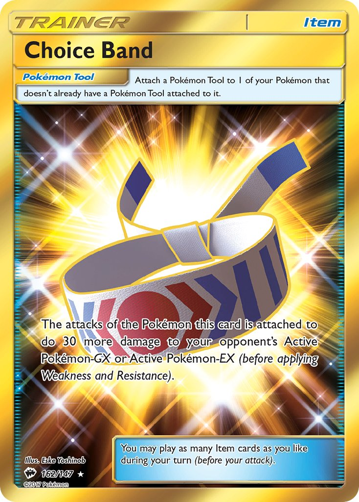 Choice Band Pokémon card