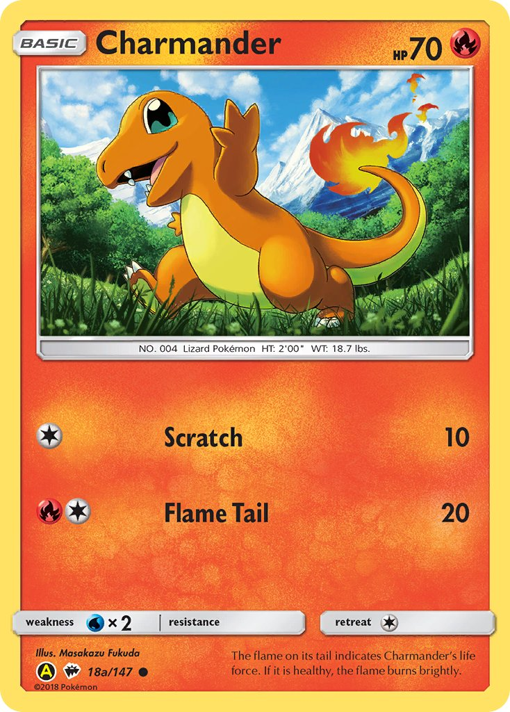 Charmander Pokémon card