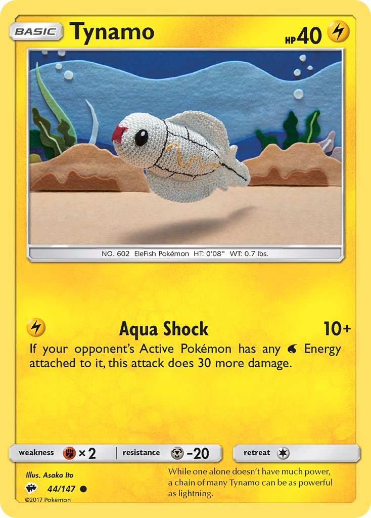 Tynamo Pokémon card