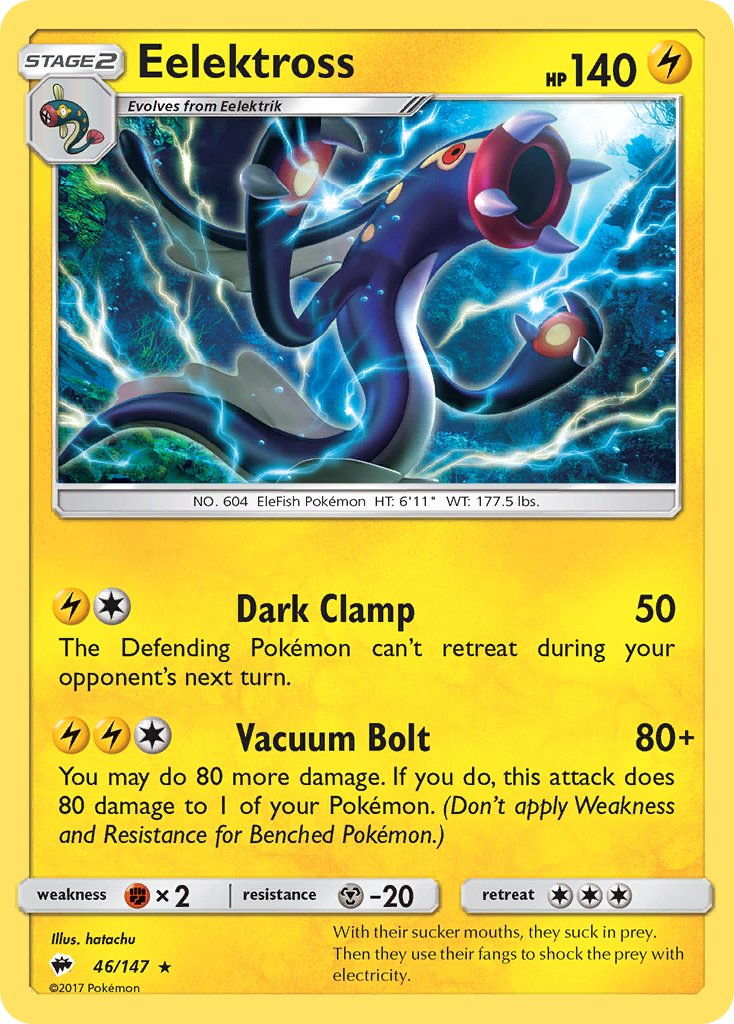 Eelektross Pokémon card