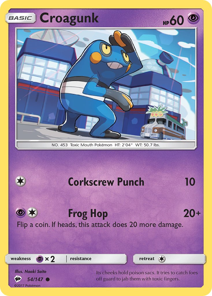 Croagunk Pokémon card