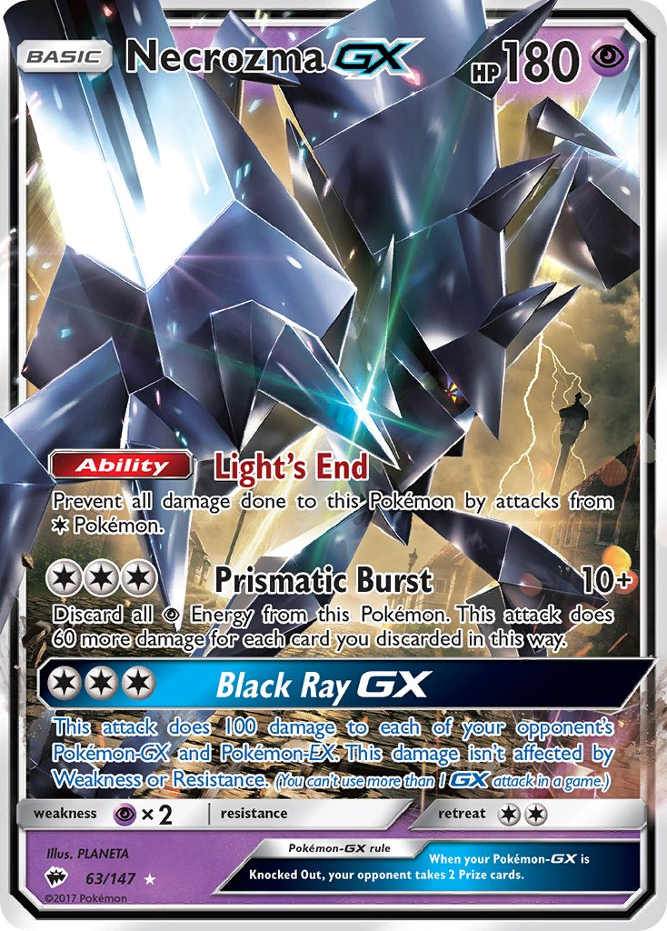 Necrozma GX Pokémon card