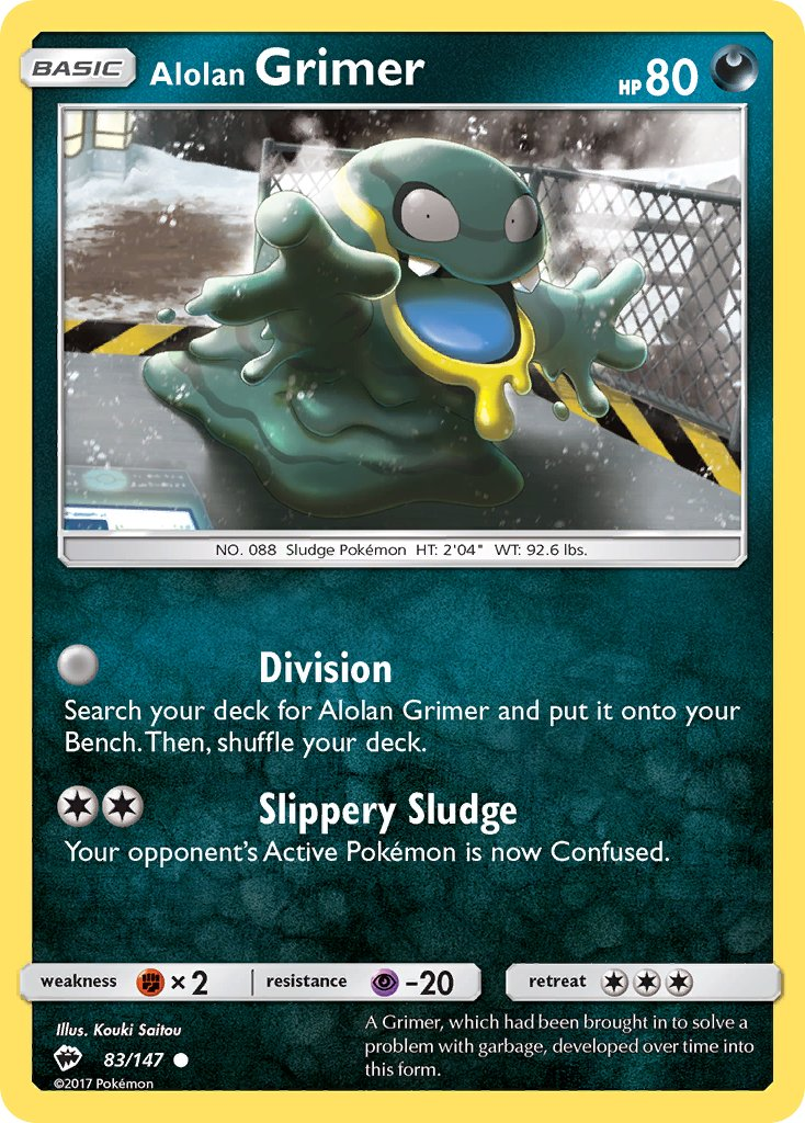 Alolan Grimer Pokémon card
