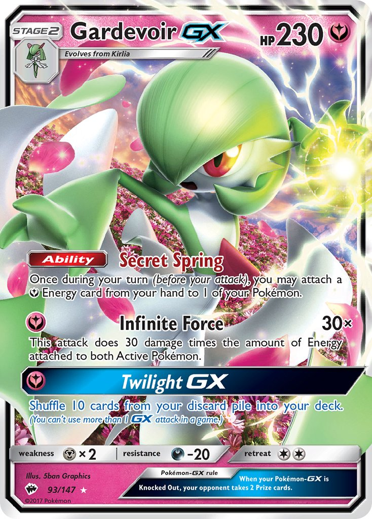 Gardevoir GX Pokémon card
