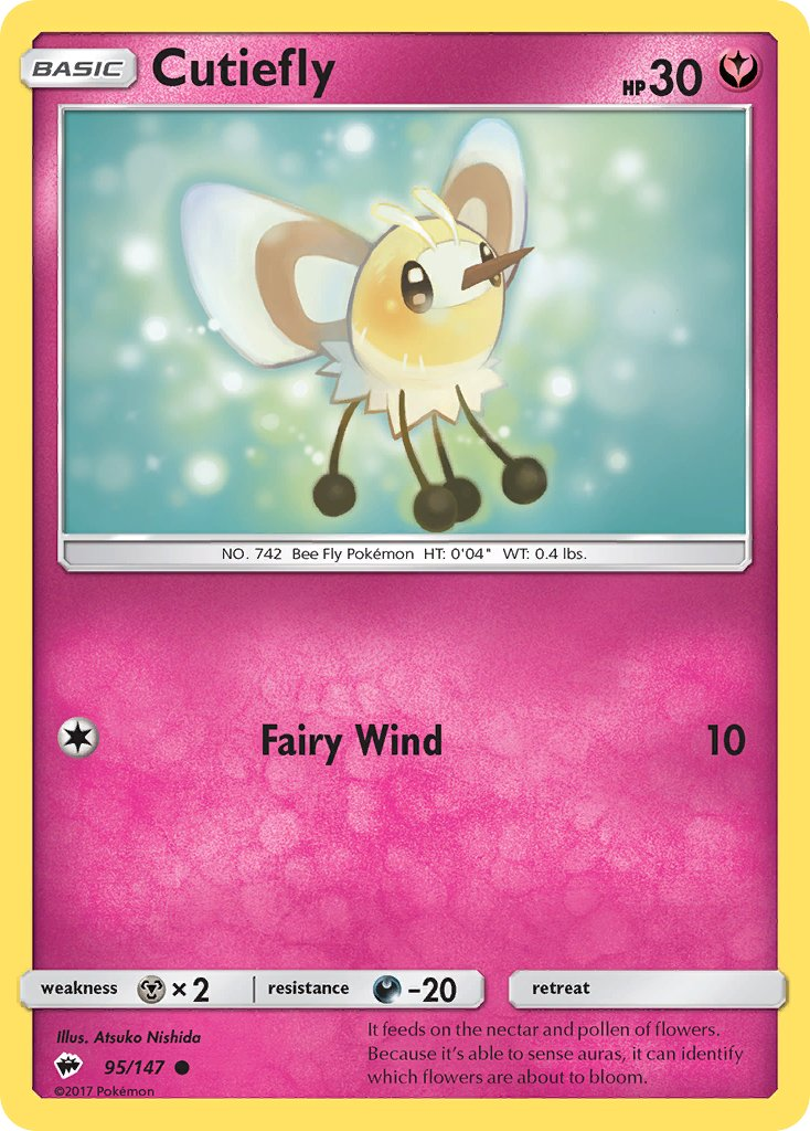 Cutiefly Pokémon card