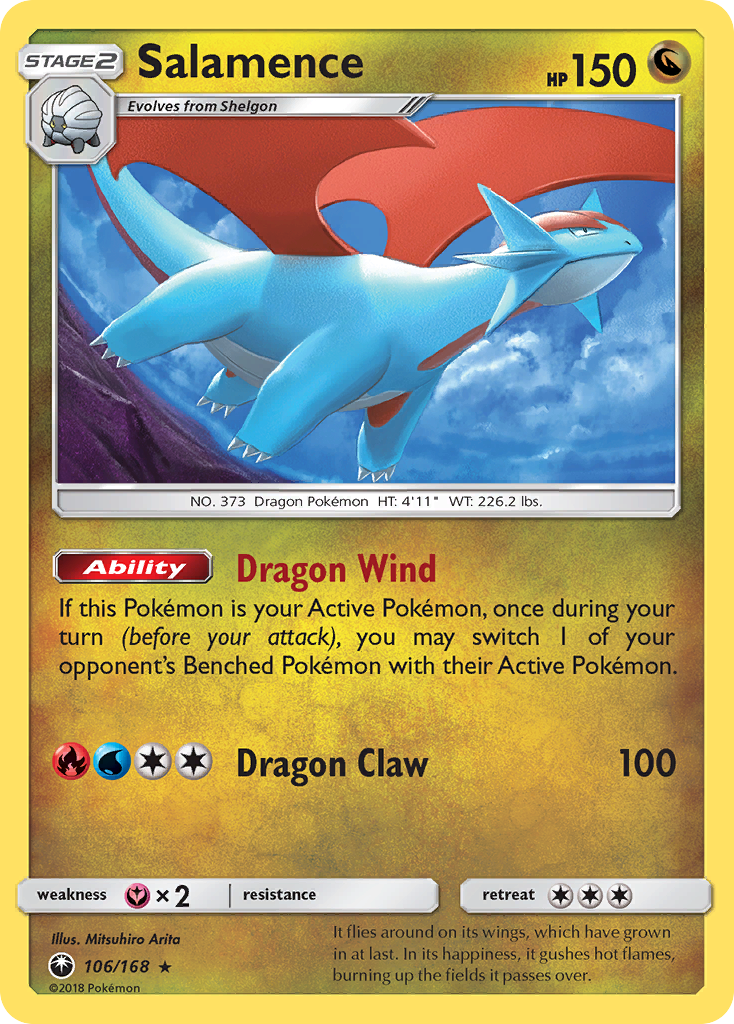 Salamence Pokémon card