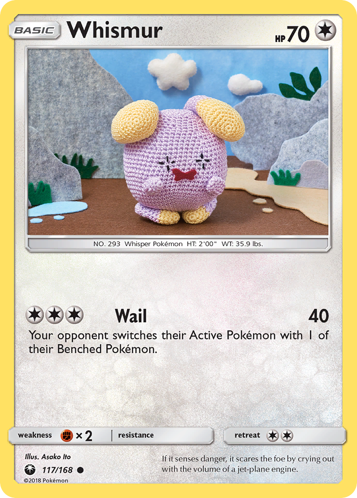 Whismur Pokémon card