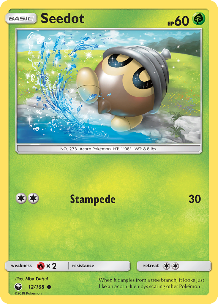 Seedot Pokémon card