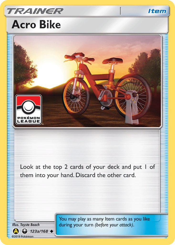 Acro Bike Pokémon card