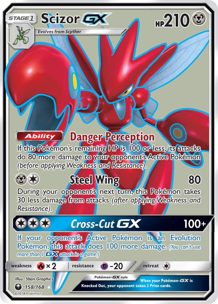 Scizor GX Pokémon card