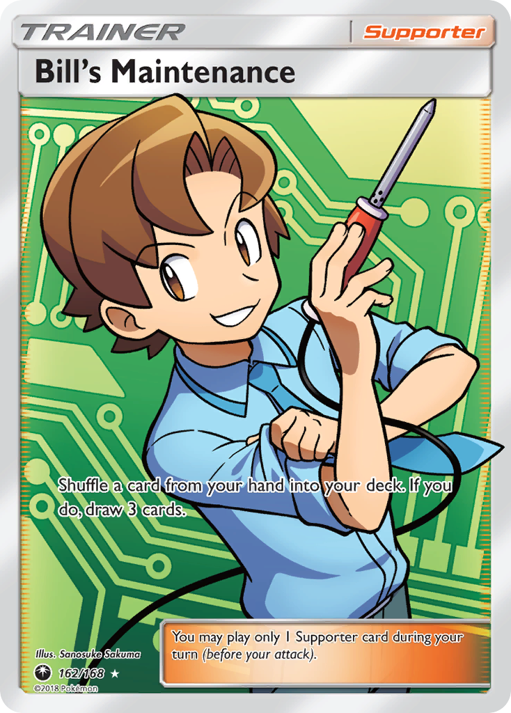 Bill's Maintenance Pokémon card