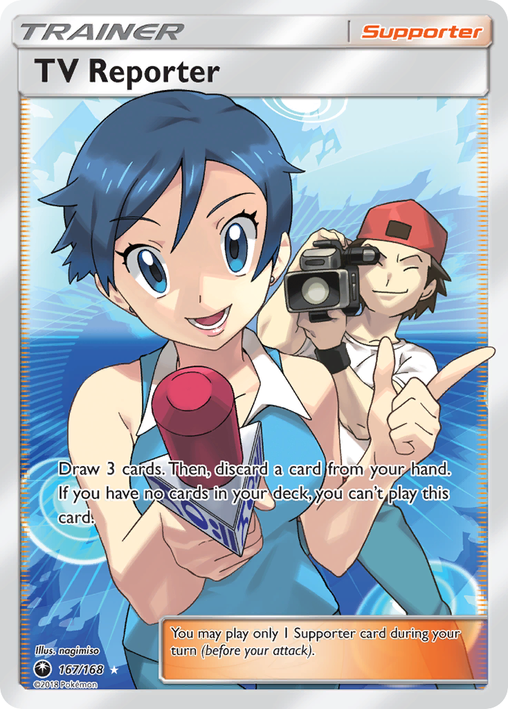 TV Reporter Pokémon card