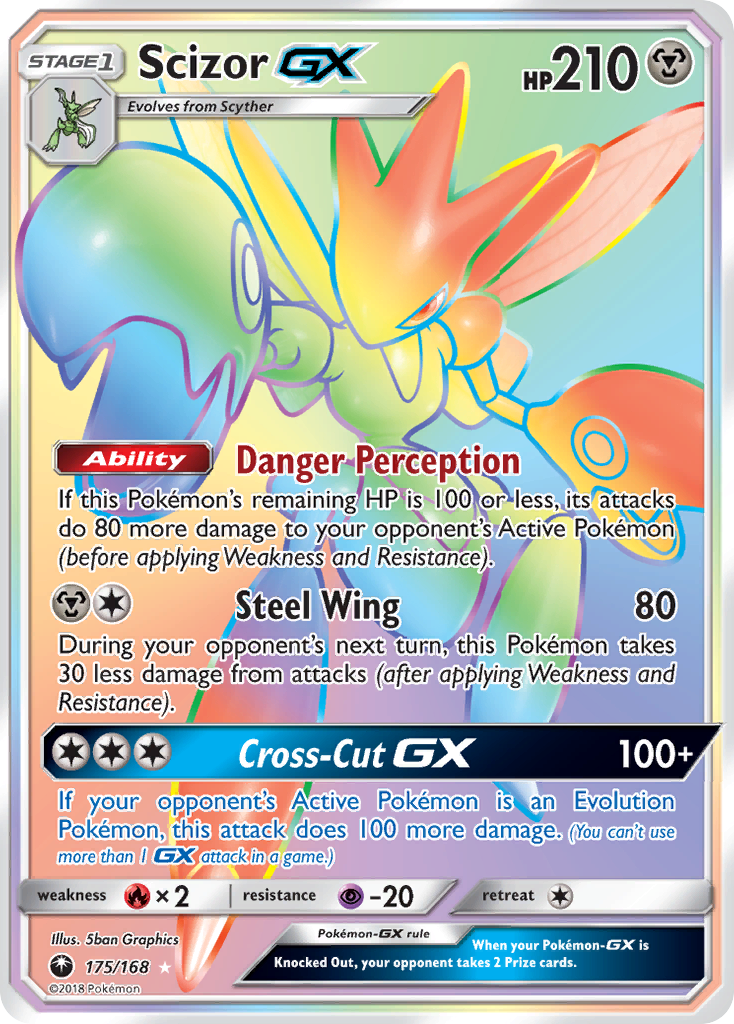 Scizor GX Pokémon card