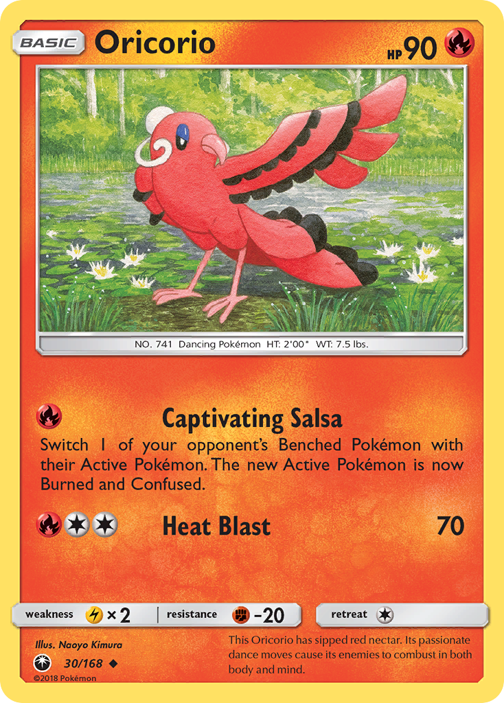 Oricorio Pokémon card