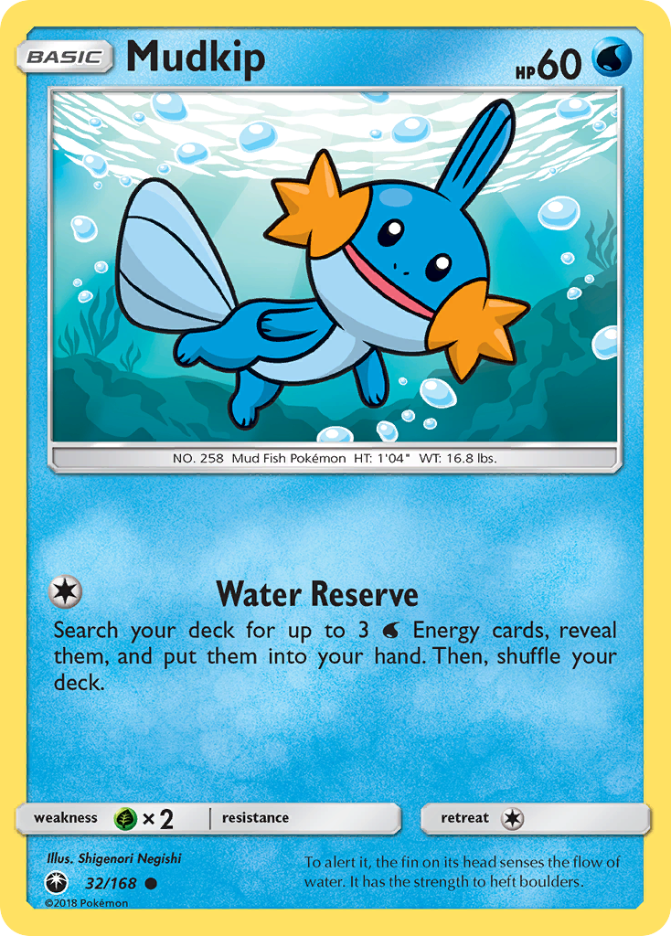 Mudkip Pokémon card